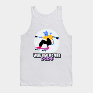 Cute Animal Cartoon Drawing Tank Top